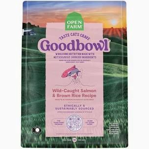Open Farm - GoodBowl Salmon &amp; Brown Rice Dry Cat Food, Size: 3 lb
