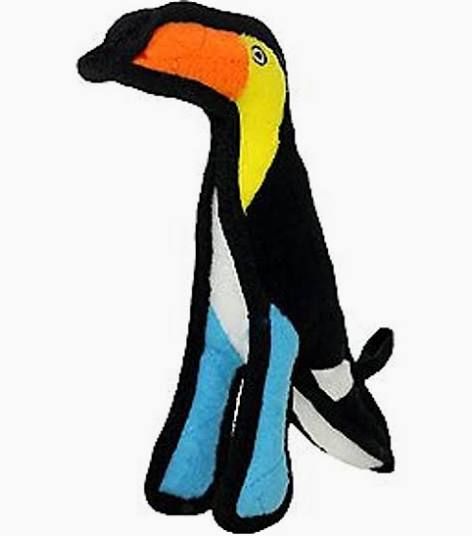 Tuffy -  Zoo Series Toucan Dog Toy, Size: Large