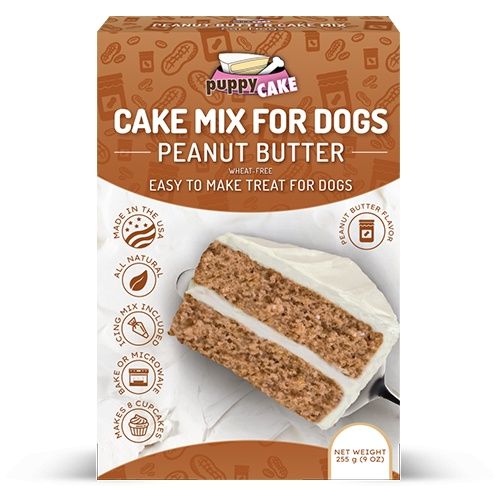 Puppy Cake - Cake mix for dogs (9 oz.), Flavor: Peanut Butter 9 oz