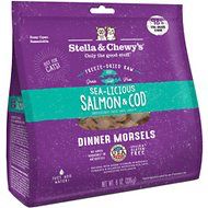 Stella &amp; Chewy's - Sea-Licious Salmon and Cod Freeze Dried Morsels Cat Food