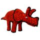 Tuffy - Triceratops Dinosaur Dog Toy, Size: Med