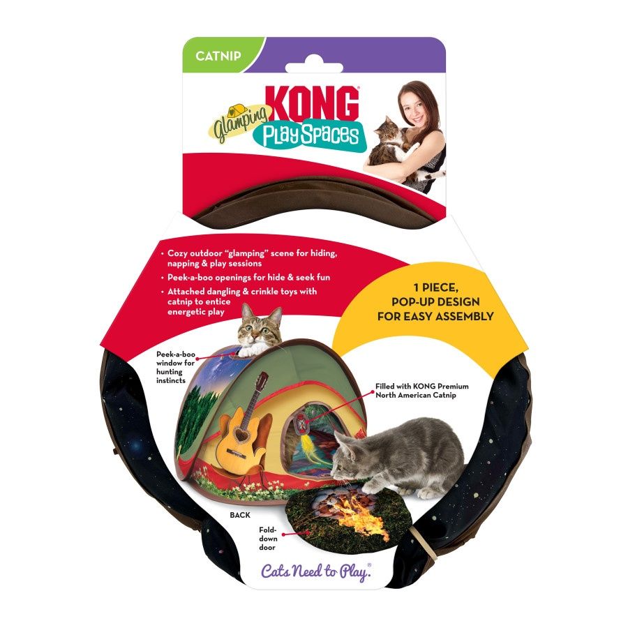 Kong - Play Spaces Glamping Tent Cat Toy