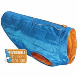 Kurgo -Loft Dog Jacket, Colour: Blue/Orange, Size: SM