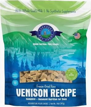 Shepherd Boy Farms - Venison Harvest Recipe Freeze-Dried Dog Food, 14-oz Bag
