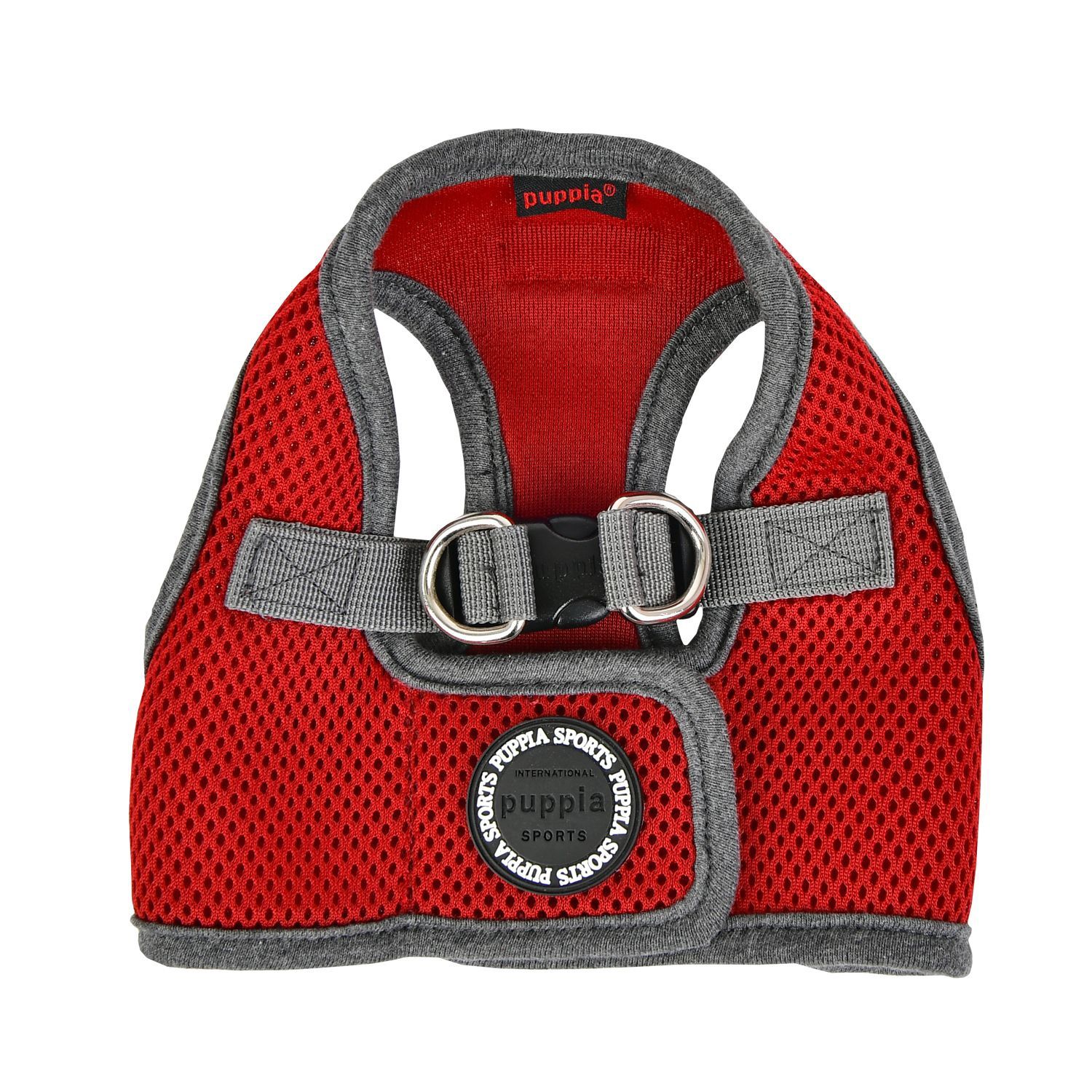 Puppia - Soft Vest Harness II Wine Dog Harness, Size: Small