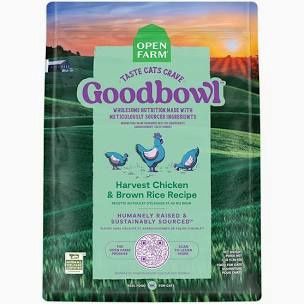 Open Farm - GoodBowl Harvest Chicken &amp; Brown Rice Dry Cat Food, Size: 3 lb