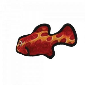 Tuffy - Ocean Fish Creature Red Dog Toy Jr.