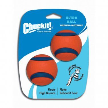Chuckit! - Ultra Ball 2 Pack, Size: 2 Pack/Medium