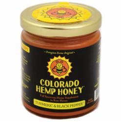 Colorado Hemp Honey -Turmeric &amp; Black Pepper Honey 6 oz.