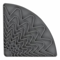 Messy Mutts -  Dog Lick Mat Triangle /Gray
