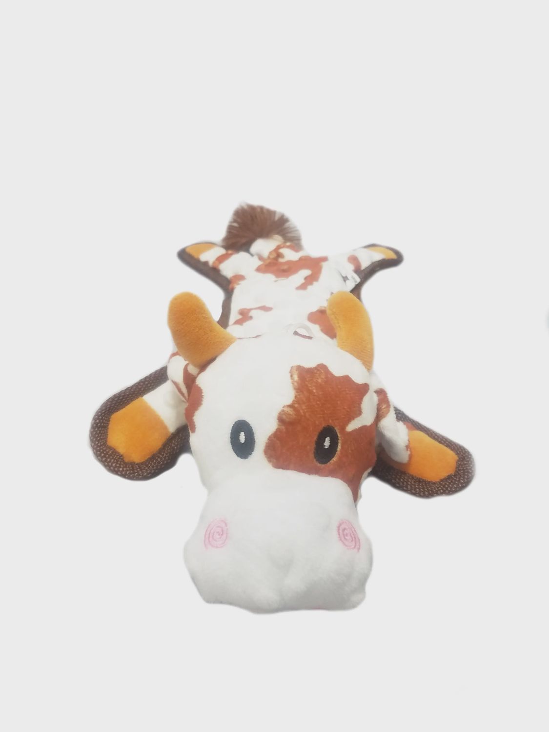 Steel Dog - Bumpie Brown Cow Dog Toy
