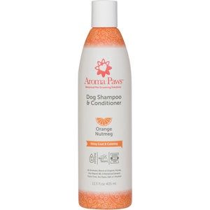 Aroma Paws - Orange Nutmeg Vetiver Dog Shampoo &amp; Conditioner 13.5 oz.