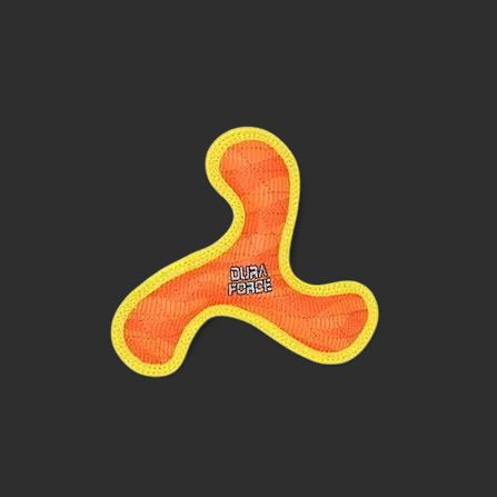Tuffy - JR Boomerang  Orange Dog Toy