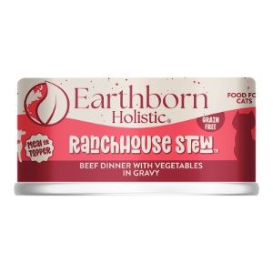 Earthborn (CASE PACK) - Ranch House Stew Grain-Free Natural Canned Cat &amp; Kitten Food, 5.5 OZ/ CASE of 24