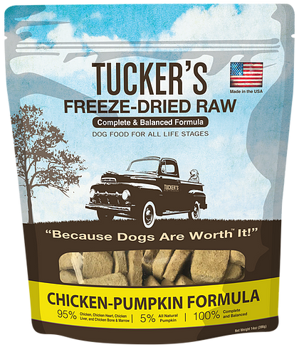 Tuckers - Chicken-Pumpkin Freeze Dried Diets for Dogs 14 oz.
