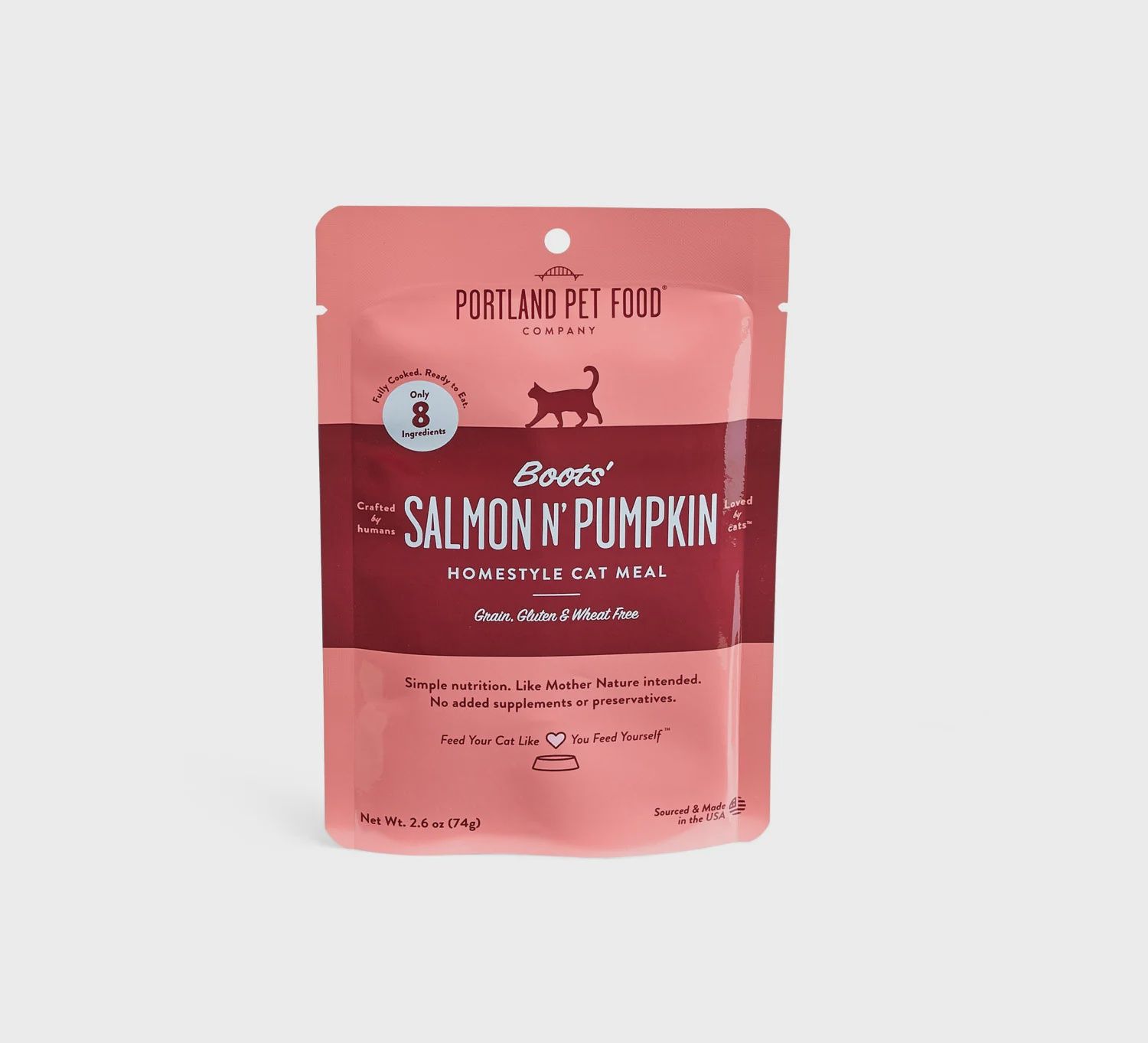 Portland Pet Food - Boots' Salmon N' Pumpkin Homestyle Cat Meals 2.6oz