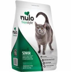 Nulo - Senior Alaska Pollock, Duck &amp; Sweet Potato Recipe Grain-Free Dry Cat Food, Size: 5#