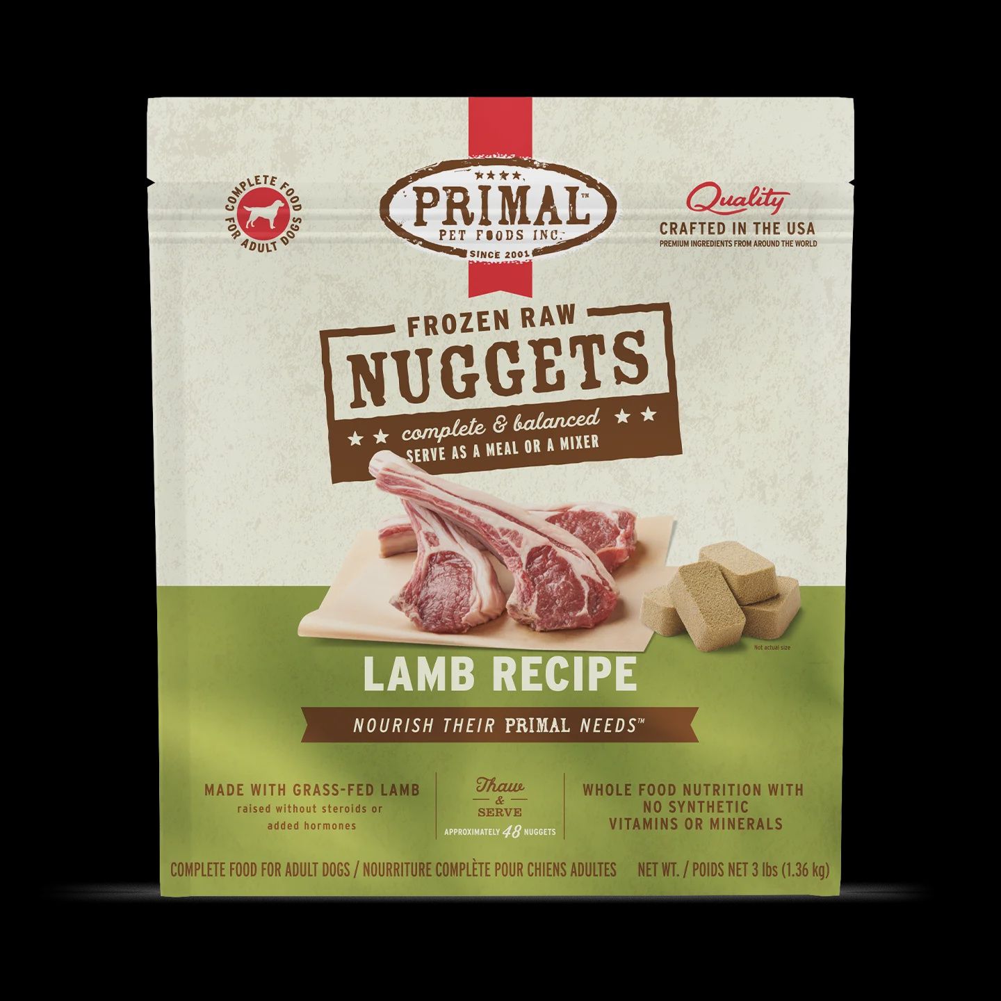 Primal - Lamb Formula Freeze-dried Dog Food