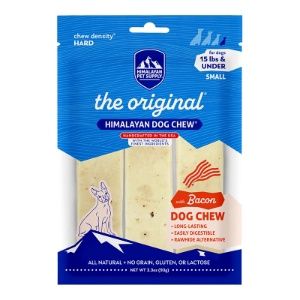 Himalayan Dog Chew -  Original with Bacon Treat Chew, Size: Small 3.3 oz.