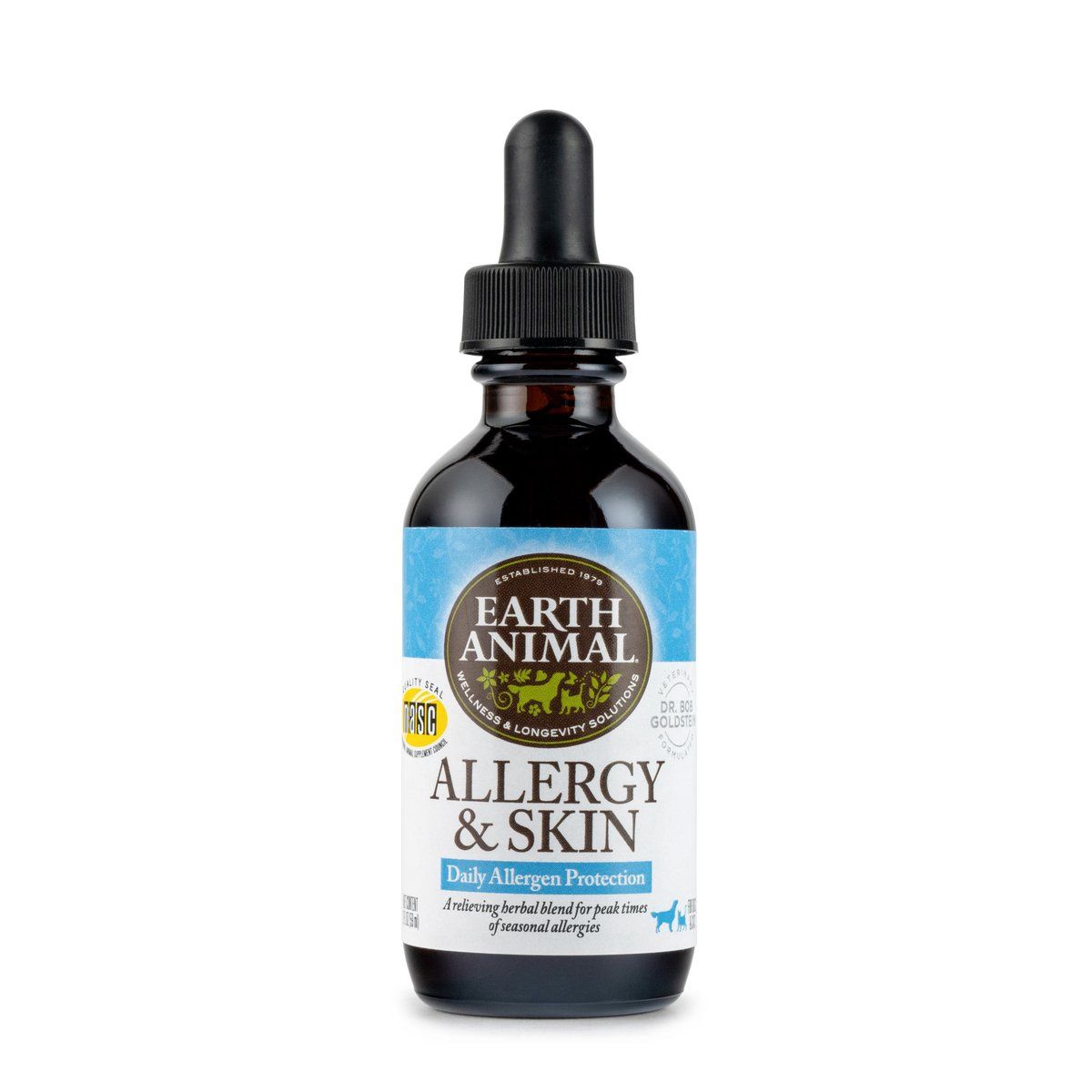 Earth Animal - Allergy &amp; Skin Organic Herbal Remedy 2oz