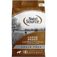 NutriSource - Grain-Free Large Breed Lamb &amp; Peas Recipe  Dry Dog Food