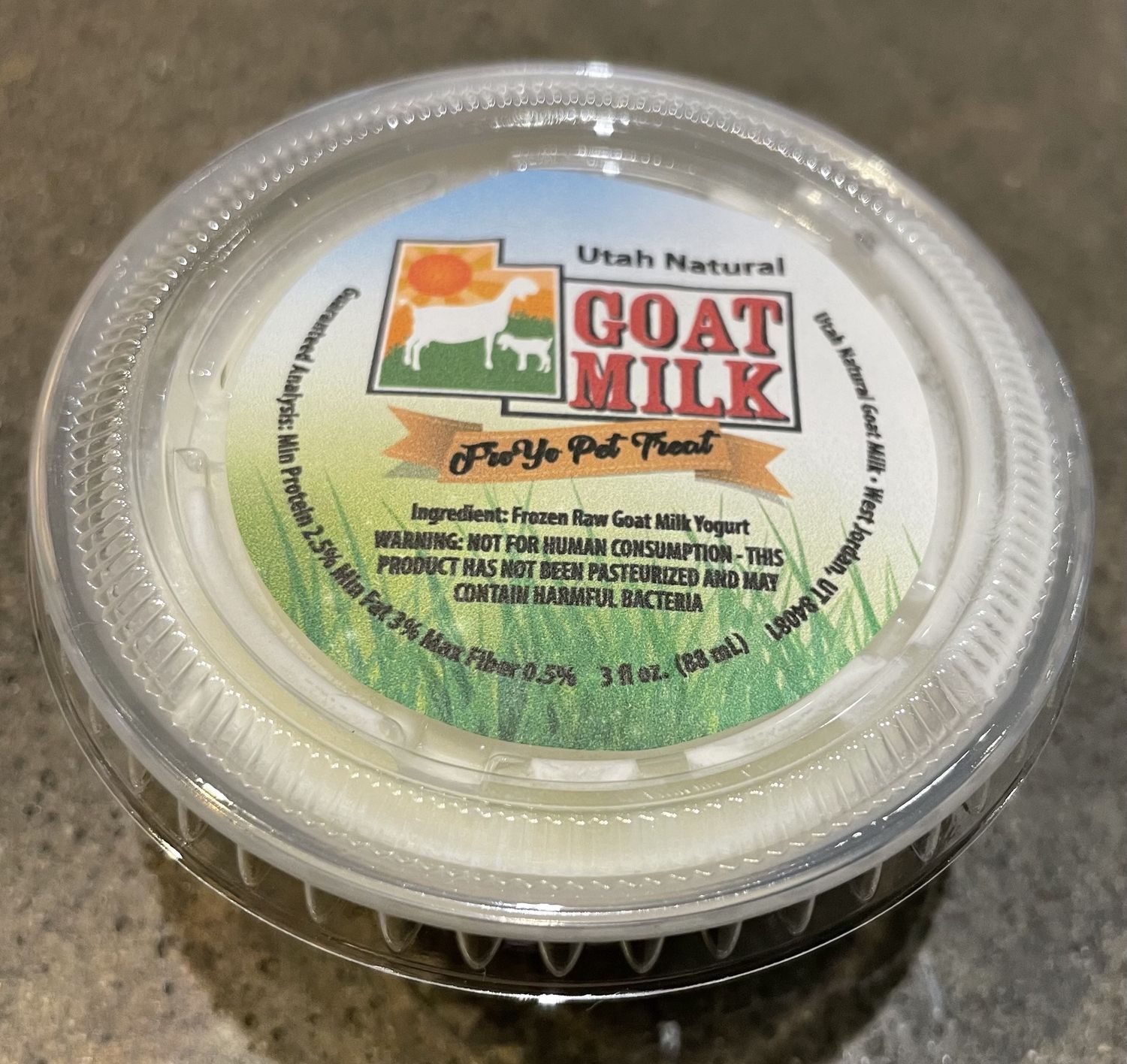 FroYo Frozen Goat Milk  Treat 3 oz.