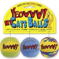Yeowww - My Cat's Balls 3-Pack Cat toy