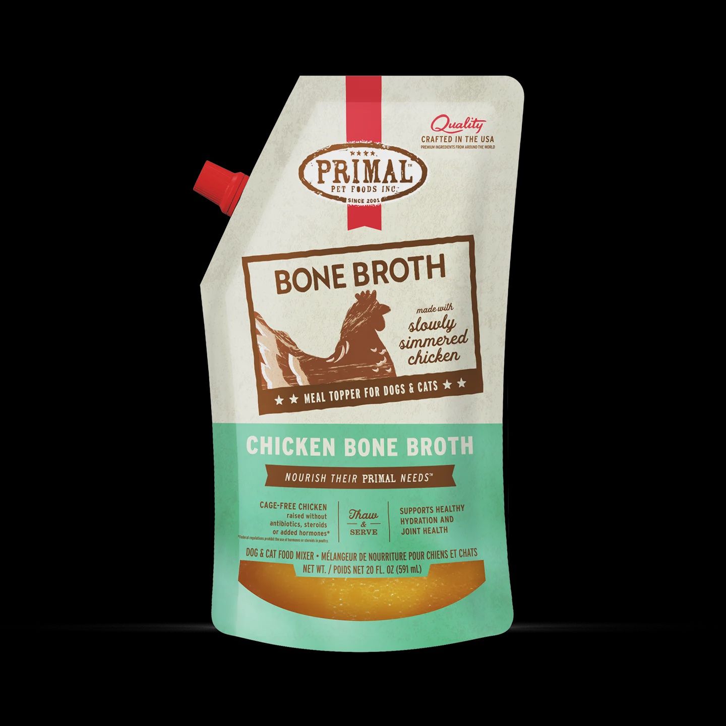 Primal - Frozen Chicken Bone Broth /  20 oz.