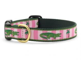 Up Country - Alligator Dog Collar, Size: SM