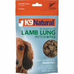 K9 Naturals - Lamb Lung Protein Bites 1.76 oz.
