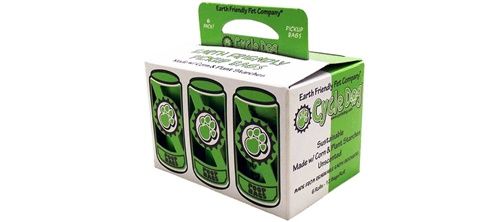 Cycle Dog -  Earth Friendly Pick-Up Bags Green 6 Pack