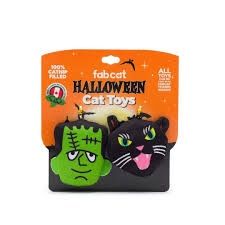 FabCat - Franken Black Cat 2Pk Cat Toy