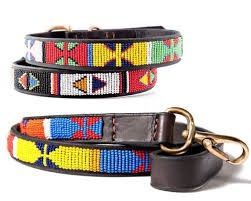 Kenyan Collection - Primary Beaded Dog Collar