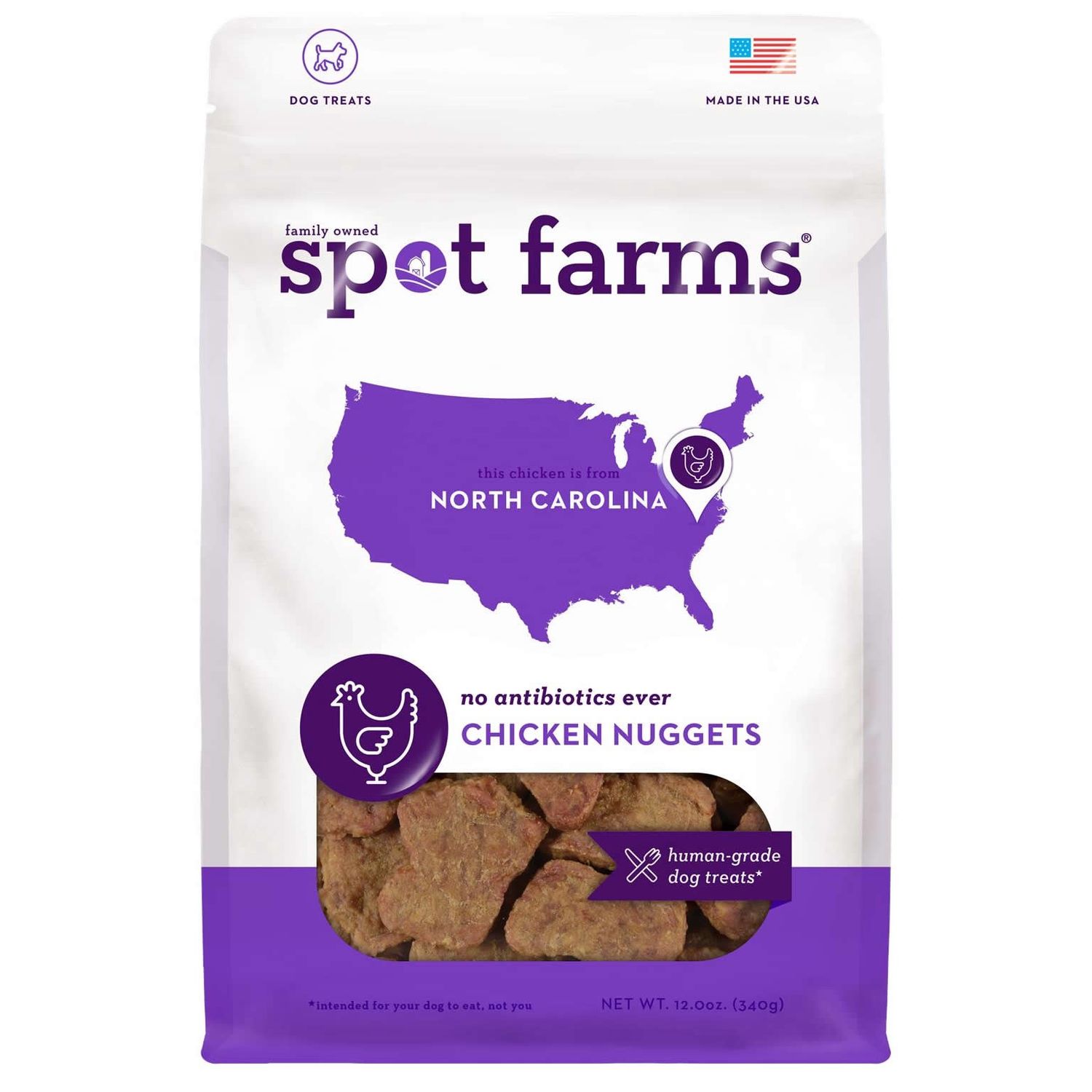 Spot Farms - Chicken Nuggets 12 oz. Dog Treats