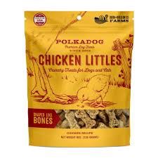 Polkadog - Chicken Little Bone Shaped Dog Treats 8 oz., Size: 8 oz.