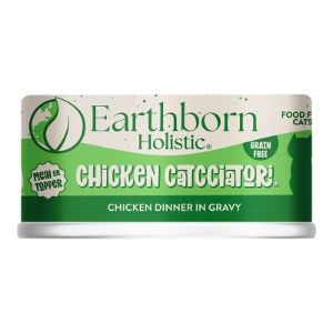 Earthborn (CASE PACK) - Chicken Catcciatori Grain-Free Natural Adult Canned Cat Food, 5.5 OZ/ CASE of 24