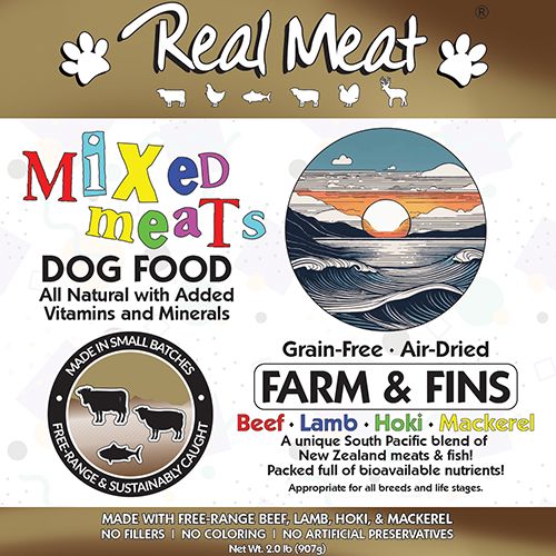 The  Real Mat Company - Mixed Meats  Farm &amp; Fin Dog Food