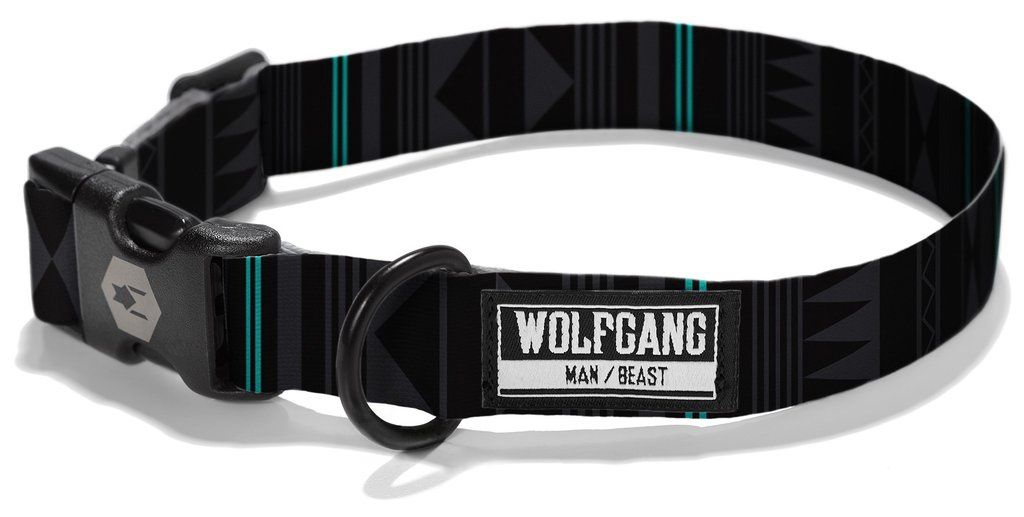 Wolfgang - NightOwl Dog Collar, Size: Medium (Width 1-in. Length 12-18-in.)