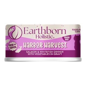 Earthborn (CASE PACK) - Harbor Harvest Grain-Free Natural Canned Cat &amp; Kitten Food, 5.5 OZ/ CASE of 24