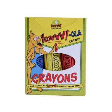 Yeowww - Ola Crayons 3 pack catnip toy