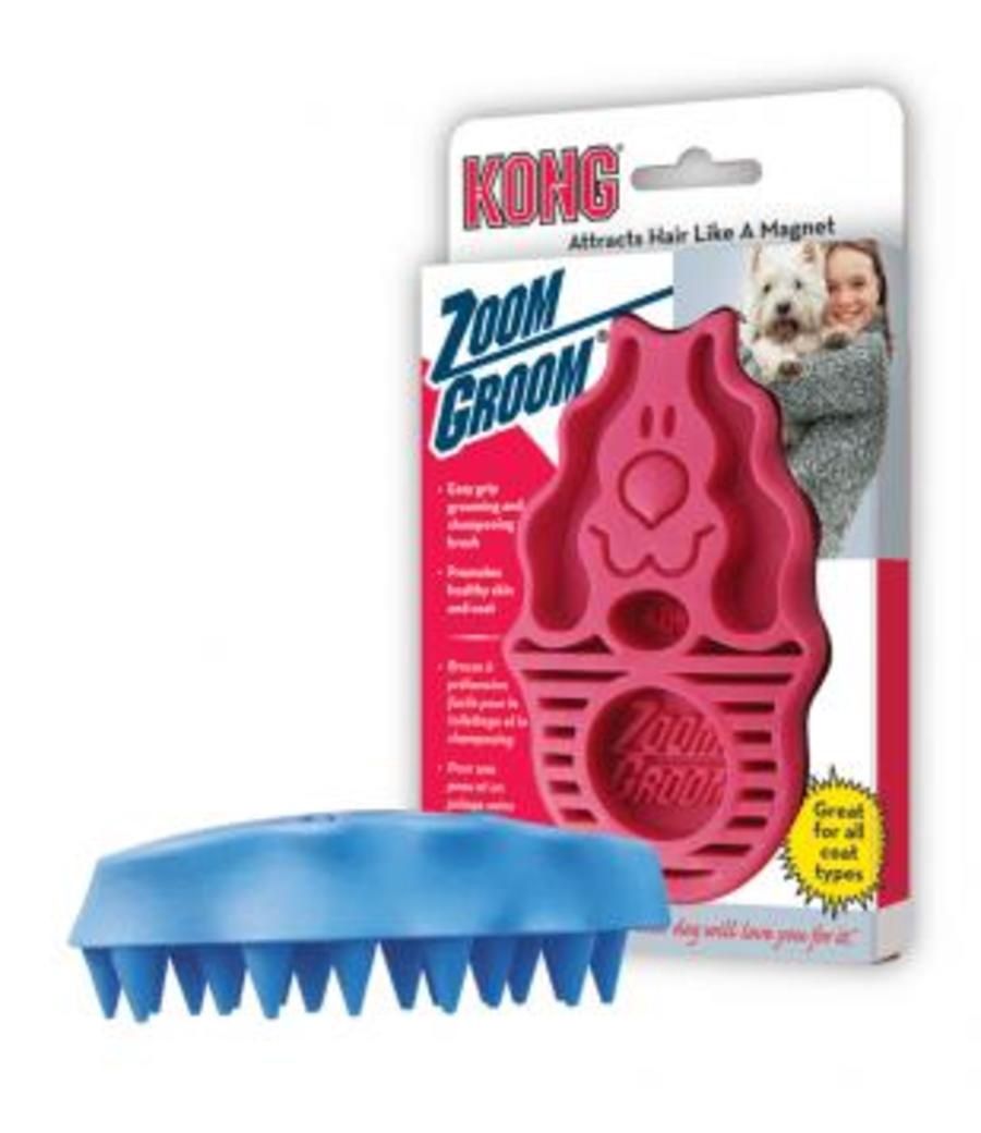 Kong - Zoomgroom  Rubber Brush