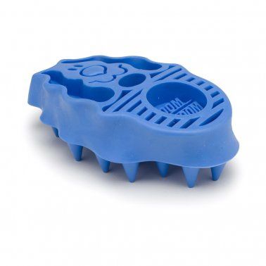 Kong - Zoomgroom  Rubber Brush, Colour: Boysenberry