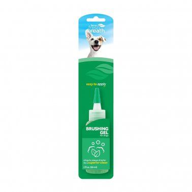 TropiClean - Fresh Breath Brushing Dental &amp; Oral Care Gel for Dogs 2 oz.