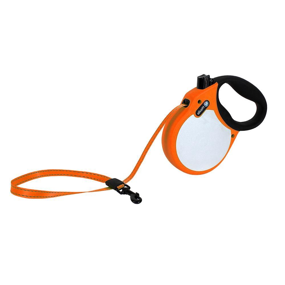 Paw - Alcott Visibility Retractable Leash/Orange