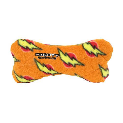 VIP Tuffy - Mighty Bone Medium Orange Soft Dog Toy