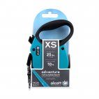 Alcott - Adventure Visibility Retractable leash/Blue, Size: XS