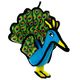 VIP Tuffy - Peacock Dog Toy