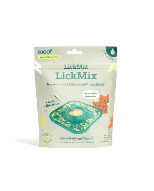 Woof - Lick Mix 5.5oz, Flavor: Bacon &amp; Cheese