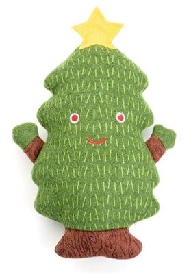 Jax &amp; Bones - Woolie Christmas Tree 11" dog toy