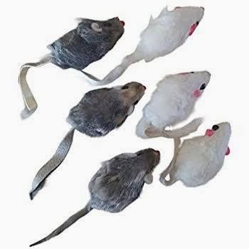 Go Cat - 2" Short Haired Mice Cat Toy